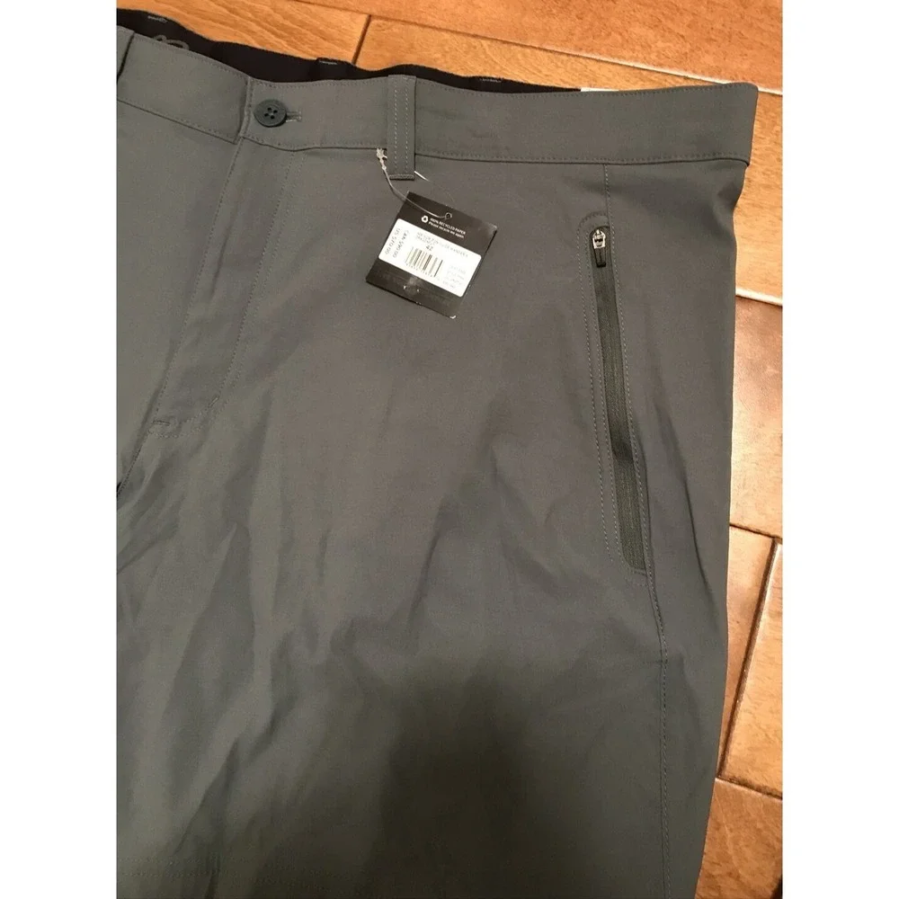 Eddie Bauer Men Shorts Horizon Guide Wander Green Sz 42 Dragonfly Zipper Pockets